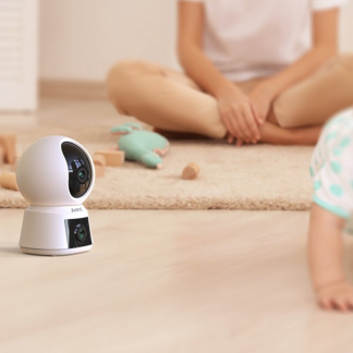 Arenti Beveiligingscamera wifi | Arenti (2K, Dubbele camera, Nachtzicht, Draaifunctie, Bewegingsdetectie, Binnen) P3TT K170113638 - 2