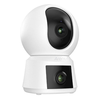 Arenti Beveiligingscamera wifi | Arenti (2K, Dubbele camera, Nachtzicht, Draaifunctie, Bewegingsdetectie, Binnen) P3TT K170113638 - 2