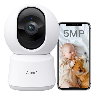 Arenti Beveiligingscamera wifi | Arenti (3K, 10 meter nachtzicht, Draaifunctie, Bewegingsdetectie, Gespreksfunctie, Binnen) P2F K170113636 - 1