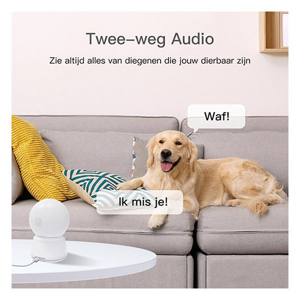 Arenti Beveiligingscamera wifi | Arenti (3K, 10 meter nachtzicht, Draaifunctie, Bewegingsdetectie, Gespreksfunctie, Binnen) P2F K170113636 - 5