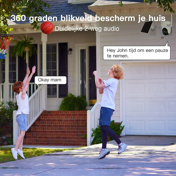 Arenti Beveiligingscamera wifi | Arenti (Zonnepaneel, 2K, 10 meter nachtzicht, Draaifunctie, Oplaadbaar, Buiten) G02T KIT1 GO2TSP2 K170113626 - 3