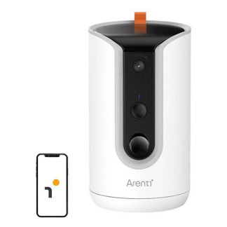 Arenti Hondencamera | Arenti (Wifi, 3MP, 9 meter nachtzicht, Draaifunctie, Gespreksfunctie) PETCAM1T K170113628 - 2