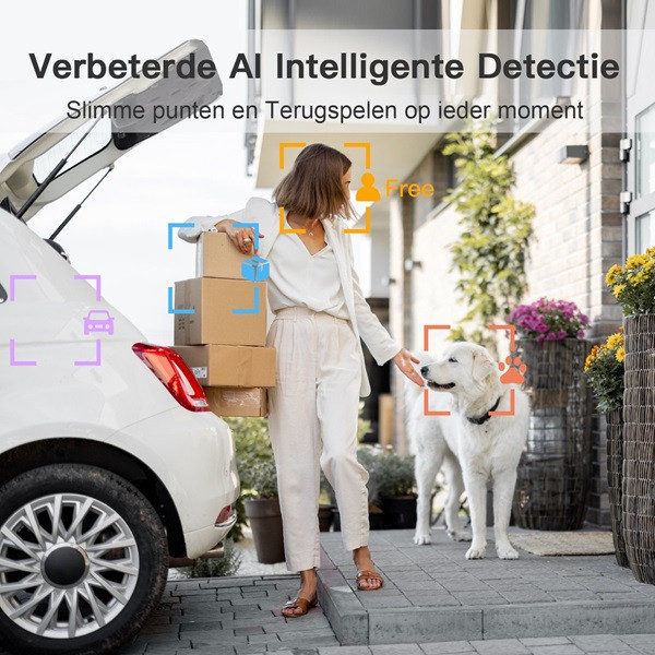 Arenti IP camera | Arenti (Zonnepaneel, 2K, 10 meter nachtzicht, Draaifunctie, Oplaadbaar, Buiten) GO2TSP2 B170113626 - 5