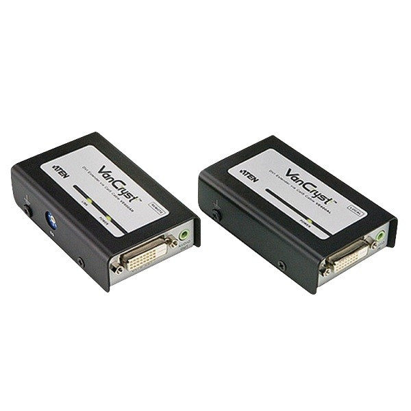 Aten DVI verlenger | Aten (DVI-D, Cat5e, Jack 3.5 mm, Max. 60 meter) VE600A-AT-G K040406000 - 1