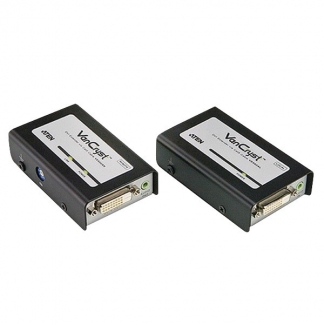 Aten DVI verlenger | Aten (DVI-D, Cat5e, Jack 3.5 mm, Max. 60 meter) VE600A-AT-G K040406000 - 1