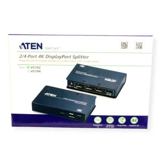 Aten DisplayPort splitter - Aten - 2 poorts (4K@60Hz, MST) VS192-AT-G K020403102 - 5