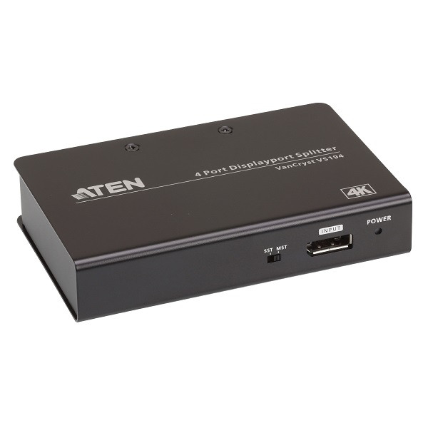 Aten DisplayPort splitter - Aten - 4 poorten (4K@60Hz, MST) VS194-AT-G K020403103 - 1