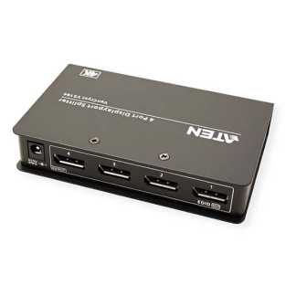 Aten DisplayPort splitter - Aten - 4 poorten (4K@60Hz, MST) VS194-AT-G K020403103 - 4