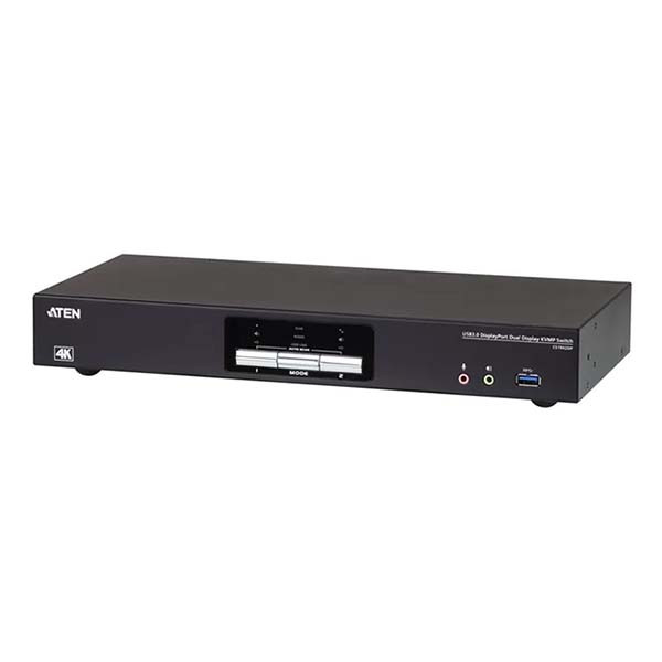 Aten DisplayPort switch - Aten - 2 poorten (2 x 4K@60Hz, MST, KVM) CS1942DP K020403004 - 2