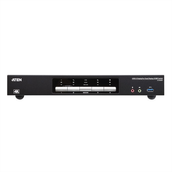 Aten DisplayPort switch - Aten - 4 poorten (2 x 4K@60Hz, MST, KVM) CS1944DP K020403005 - 2