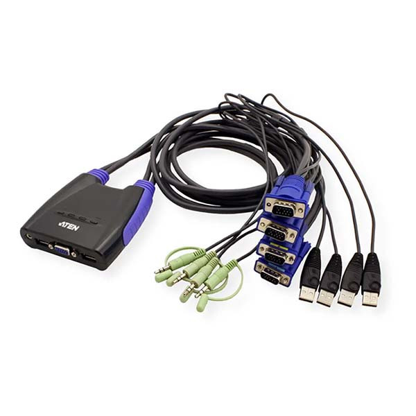 Aten KVM switch | Aten | 4 poorten (USB, VGA) CS64US K02050012 - 1