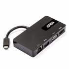 Aten USB C adapter | Aten | 0.15 meter (4K@30Hz, HDMI, VGA, Ethernet, USB) UH3232-AT K010214106 Aten USB C adapter | Aten | 0.15 meter (4K@30Hz, HDMI, VGA, Ethernet, USB) UH3232-AT K010214106