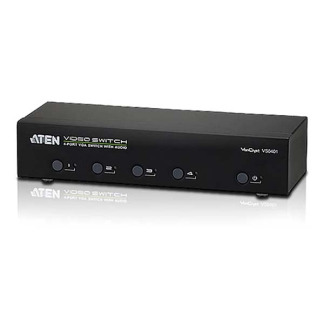 Aten VGA switch | Aten | 4-poorts (Audio/Video, Handmatig) VS0401 K020409001 - 1