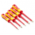 Athlet VDE schroevendraaierset | Athlet (AC 1000V, DC 1500V, 2x kruiskop, 3x plat) 51030 K100501017 Athlet VDE schroevendraaierset | Athlet (AC 1000V, DC 1500V, 2x kruiskop, 3x plat) 51030 K100501017