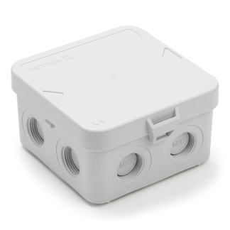 Attema Kabeldoos | Attema | 12 stuks (8 ingangen, Ø14 mm, Binnen, Voor M20 wartels, Wit)  W180106967 - 2