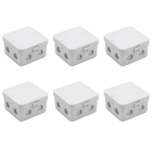 Attema Kabeldoos | Attema | 6 stuks (8 ingangen, Ø14 mm, Voor M20 wartels, Wit)  V180106967 - 1