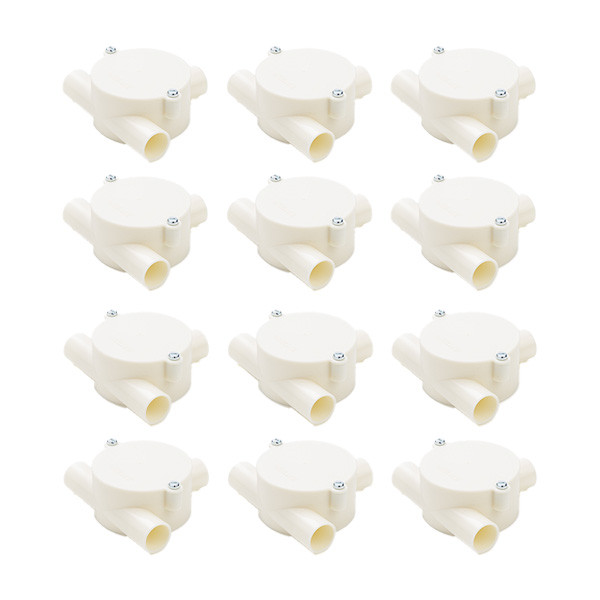 Attema Lasdoos | Attema | 12 stuks (3 ingangen, Met deksel, 5/8 inch, 16 mm)  W180106956 - 1