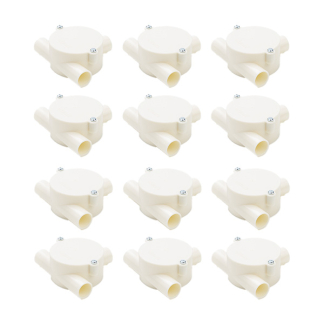 Lasdoos | Attema | 12 stuks (3 ingangen, Met deksel, 5/8 inch, 16 mm)