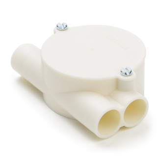 Attema Lasdoos | Attema (3 ingangen, Met deksel, 5/8 inch, 16 mm, 2x links) 01.475.87 K180106958 - 1