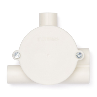Attema Lasdoos | Attema (4 ingangen, Met deksel, 5/8 inch, 16 mm, 2x links) 01.475.89 K180106960 - 2