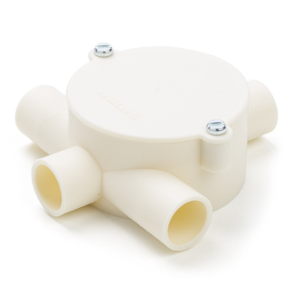 Attema Lasdoos | Attema (Kruisdoos, 4 ingangen, Met deksel, 5/8 inch, 16 mm) 01.475.93 K180106961 - 1
