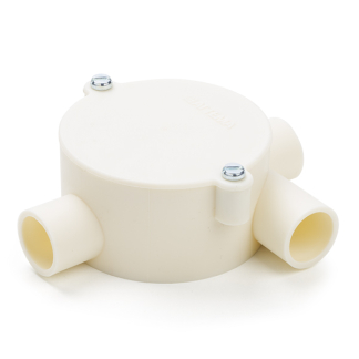 Attema Lasdoos | Attema (Kruisdoos, 4 ingangen, Met deksel, 5/8 inch, 16 mm) 01.475.93 K180106961 - 3