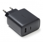 Snellader | Aukey | 2 poorten (USB A, USB C, Power Delivery, 32W)