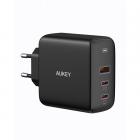 Aukey USB snellader | Aukey | 3 poorten (1x USB A, 2x USB C, Power Delivery, 90W) Aukey-PAB6S K010214312 Aukey USB snellader | Aukey | 3 poorten (1x USB A, 2x USB C, Power Delivery, 90W) Aukey-PAB6S K010214312