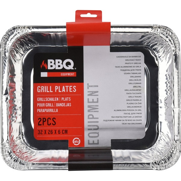 BBQ-Collection Aluminium bakje | 2 stuks (320 x 260 x 60 mm) DV5300120 K170104949 - 2