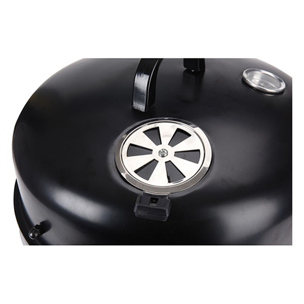 BBQ-Collection BBQ rookoven | ProGarden | Ø 40 x 78 cm (Staal, Houtskool, 2 Grillroosters, Thermometer, Zwart) C83000280 K170105345 - 3