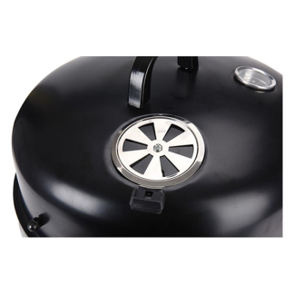 BBQ-Collection BBQ rookoven | ProGarden | Ø 40 x 78 cm (Staal, Houtskool, 2 Grillroosters, Thermometer, Zwart) C83000280 K170105345 - 3
