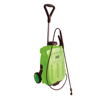 BSI Automatische drukspuit | BSI | 16 liter (Oplaadbare batterij, Wieltjes, Set sproeikoppen, Schouderband) 64558 K170505193 - 1