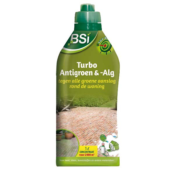BSI Groene aanslag verwijderaar | BSI | 2000 m² (Turbo, Concentraat, 1 liter) 0737 K170111560 - 1