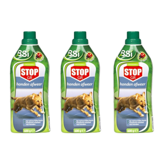 Hondenverjager | BSI | 600 gram | 3 stuks (Strooikorrels, Ecologisch)