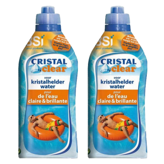 Kristalhelder zwembadwater | BSI | 2 stuks (2x 1 liter)