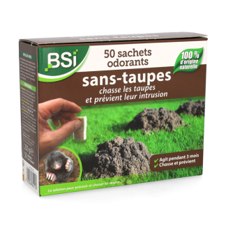 BSI Mollenverjager | BSI | 3 stuks | 150 zakjes (Geurzakjes)  V170115126 - 2