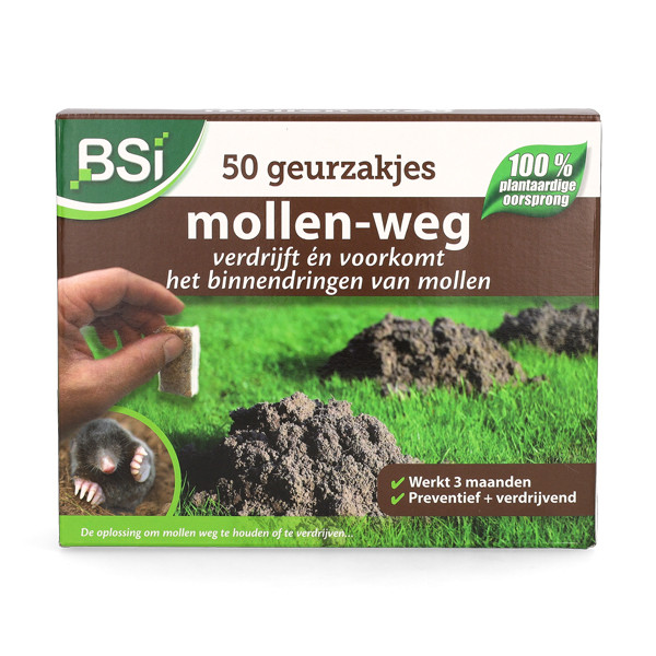 BSI Mollenverjager | BSI | 50 stuks (Geurzakjes) 64110 K170115126 - 2