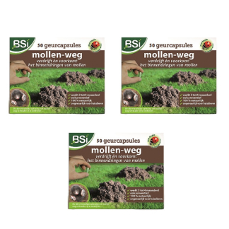 Mollenverjager | BSI | 5 stuks | 250 capsules (Geurcapsules)