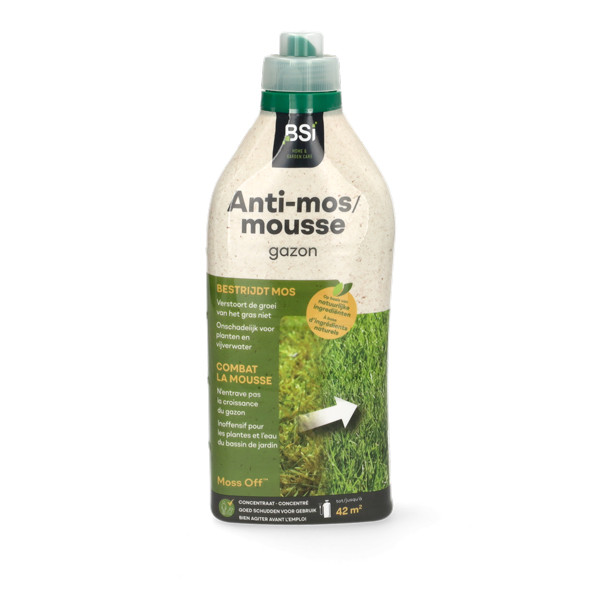 BSI Mos verwijderaar gazon | BSI | 42 m² (Concentraat, 1 liter) 65276 K170115581 - 1