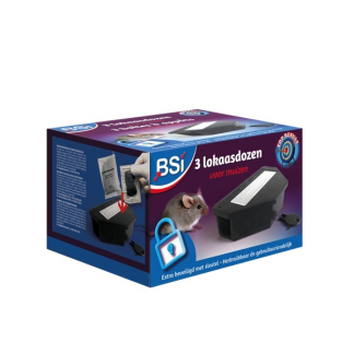 BSI Muizen lokdoos | BSI (3 stuks) 64086 K170111538 - 