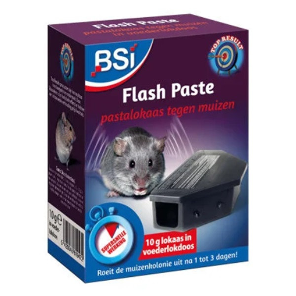 BSI Muizengif | BSI | Pasta (10 gram, Snelwerkend, Inclusief lokdoos) 19472 A170111514 - 1