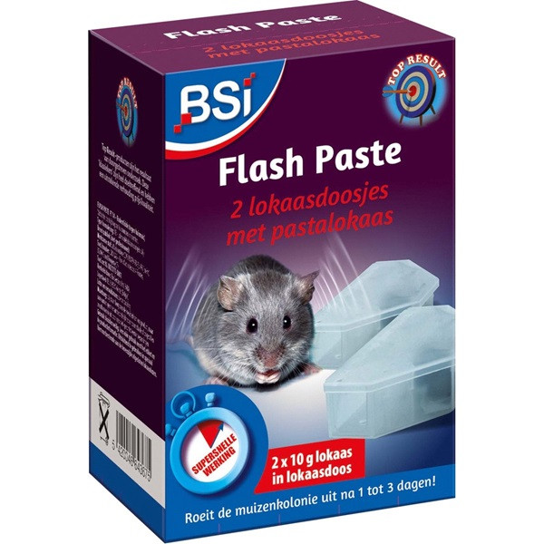 BSI Muizenlokdoos | BSI | 2 stuks (Inclusief lokaas, Pasta) 64367 K170501517 - 1