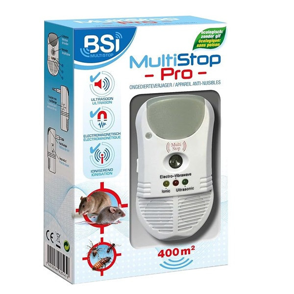 BSI Ongedierteverjager | BSI | 300 m² | 3 stuks (Ultrasoon, Elektromagnetisch)  V170111547 - 3