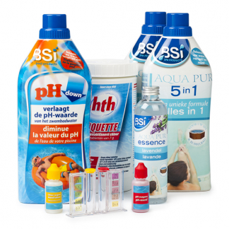 BSI Startset spa | BSI (Testset, pH-, Chloorregelaar, Geuressence, Aqua pur 5 in 1) 64475 K170115388 - 