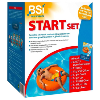 BSI Startset zwembad | BSI (Testset, pH-regelaar, Chloor granulaat) 64476 K170115391 - 