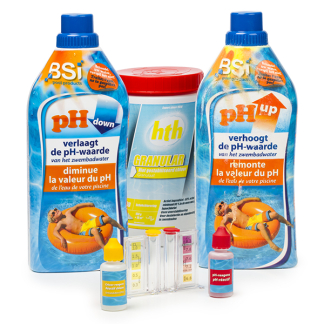 BSI Startset zwembad | BSI (Testset, pH-regelaar, Chloor granulaat) 64476 K170115391 - 