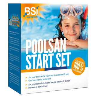 BSI Startset zwembad en spa | BSI (Chloorvrij, PoolSan cs, Teststrips, pH-regelaar, Oxy-Pool & spa) 64452 K170111763 - 1