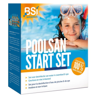BSI Startset zwembad en spa | BSI (Chloorvrij, PoolSan cs, Teststrips, pH-regelaar, Oxy-Pool & spa) 64452 K170111763 - 