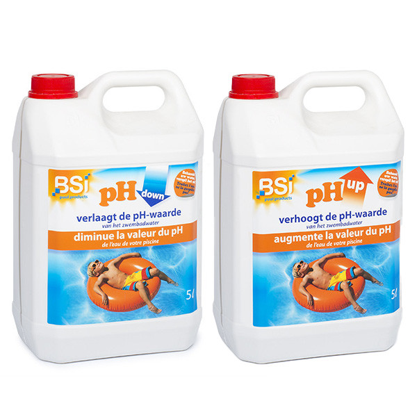BSI pH verhoger + pH verlager | BSI | Combideal (5 liter + 5 liter)  K170111980 - 1