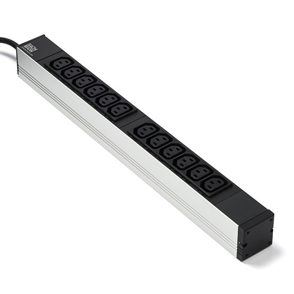 Bachmann 19-inch stekkerdoos | Bachmann | 2 meter (12-voudig, C13, 1U) 19071631 A010806167 - 1